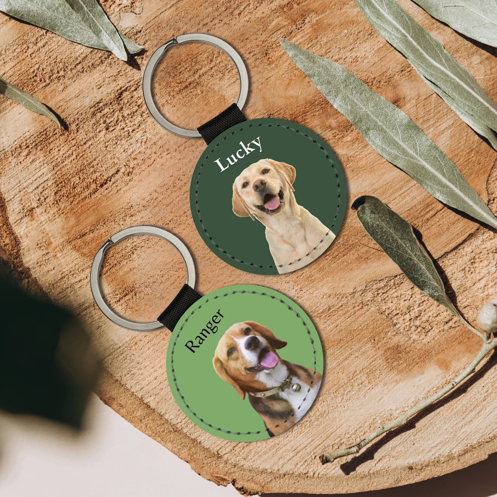 Original key ring made from a photo (from 1 plate)