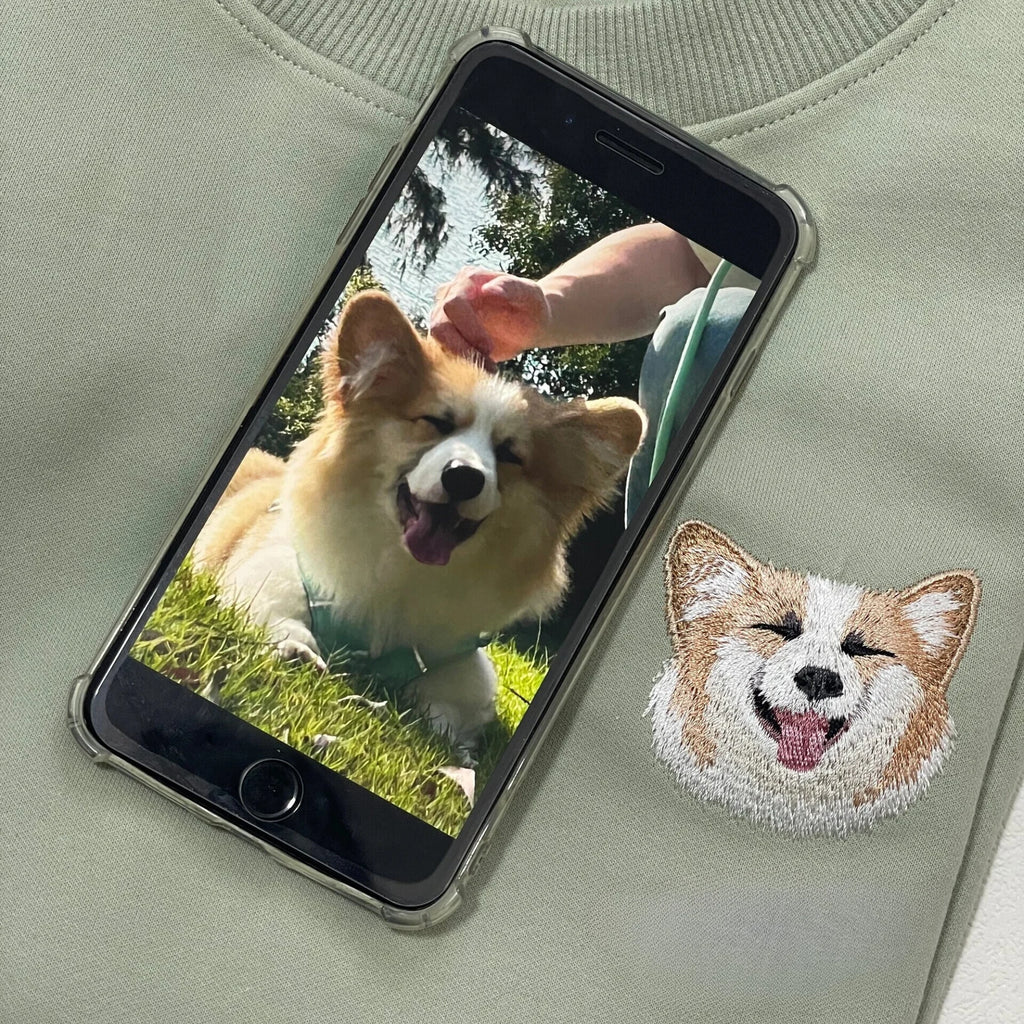 ❤️カスタム刺繍のペットのスウェットシャツサンタ帽を追加します - Fallook