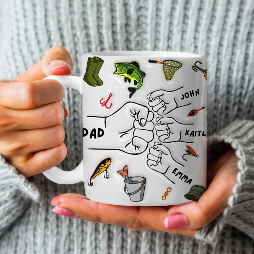 パーソナライズされた 3D プリントされたカスタムマグ フィッシング シリーズ - Fallook