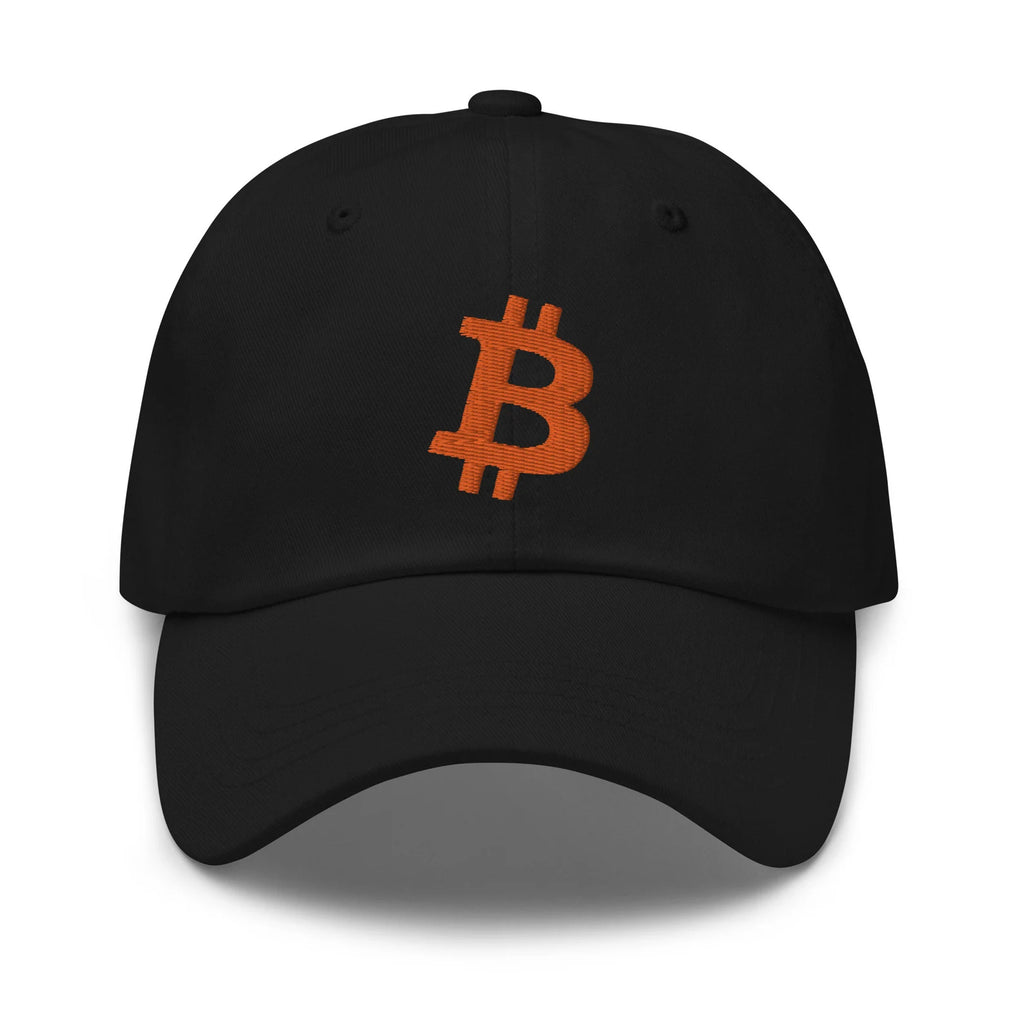 ビットコイン刺繍入りダッドハット