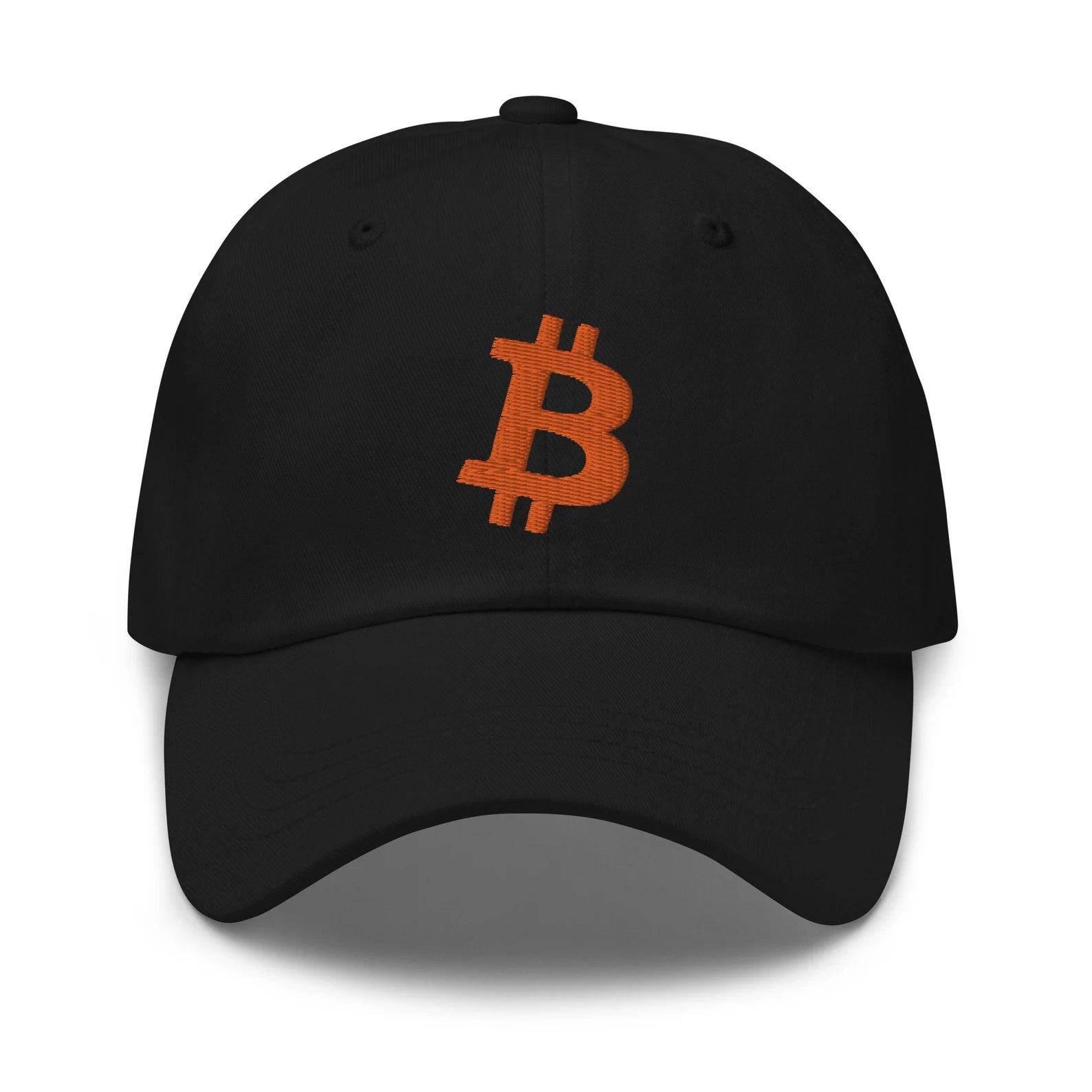 ビットコイン刺繍入りダッドハット