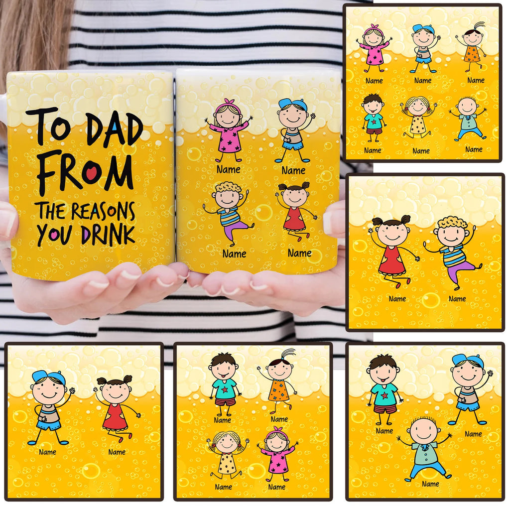 To Dad From The Reason マグカップカスタマイズ