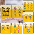 To Dad From The Reason マグカップカスタマイズ