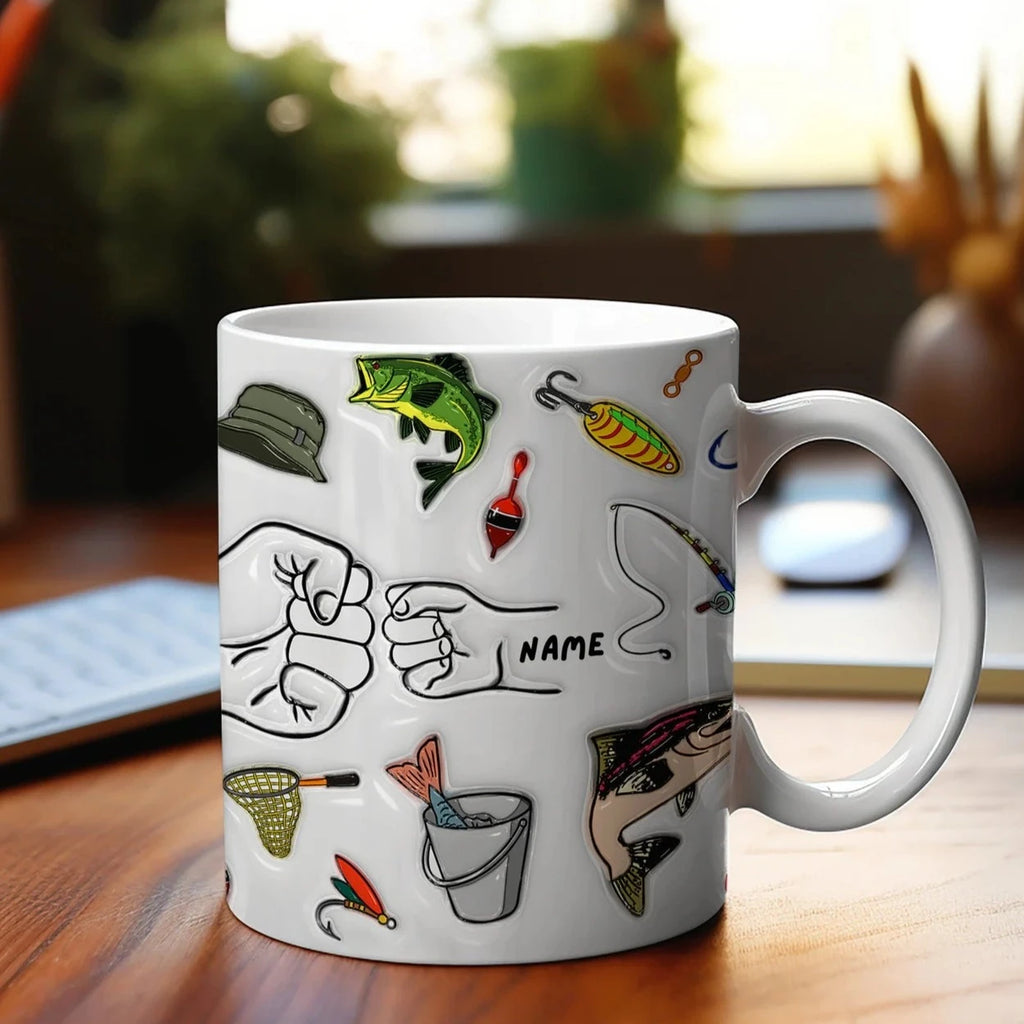 パーソナライズされた 3D プリントされたカスタムマグ フィッシング シリーズ - Fallook
