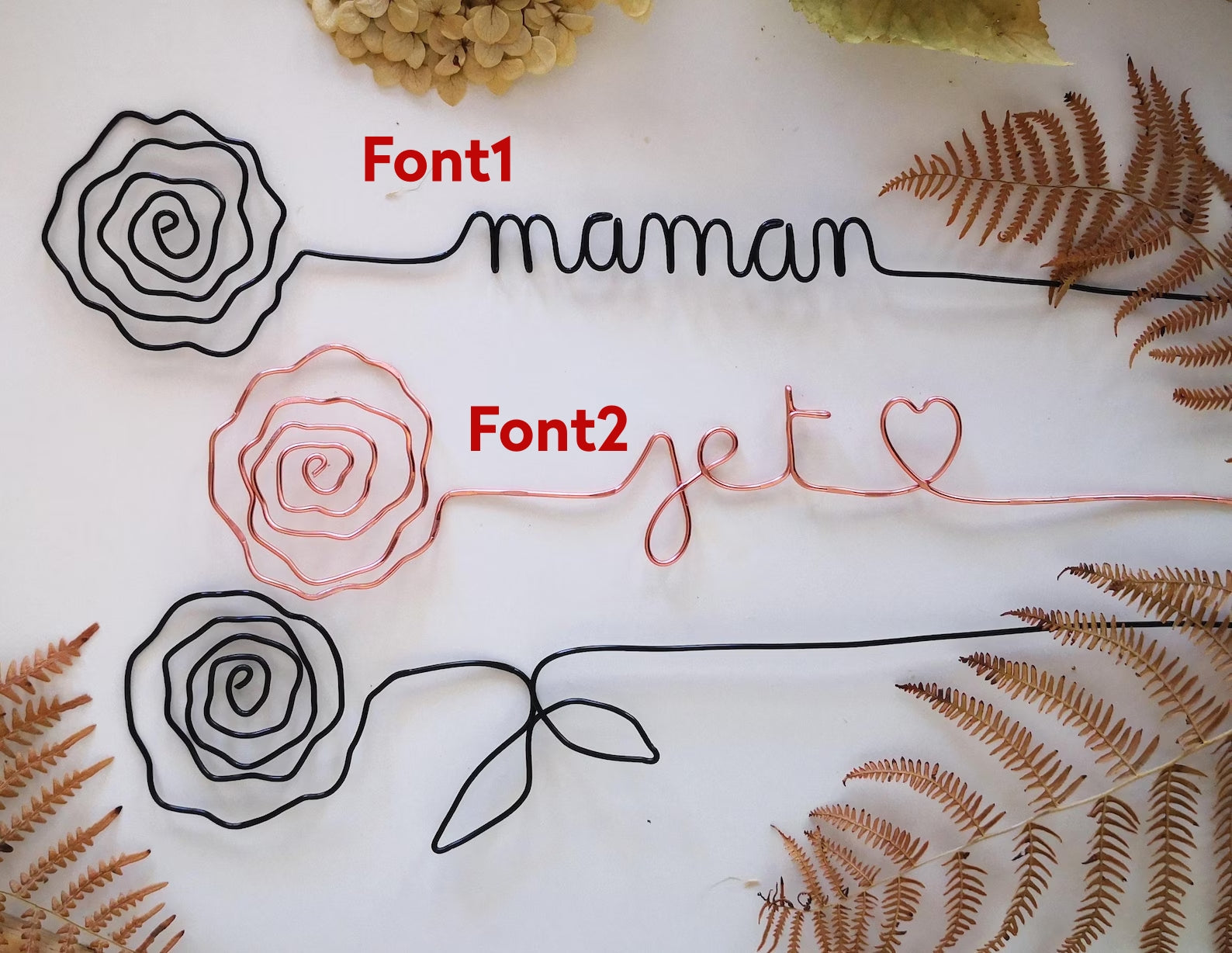 名前入りで枯れない花 | ROSE02 | 母の日 | 誕生日 | 記念日