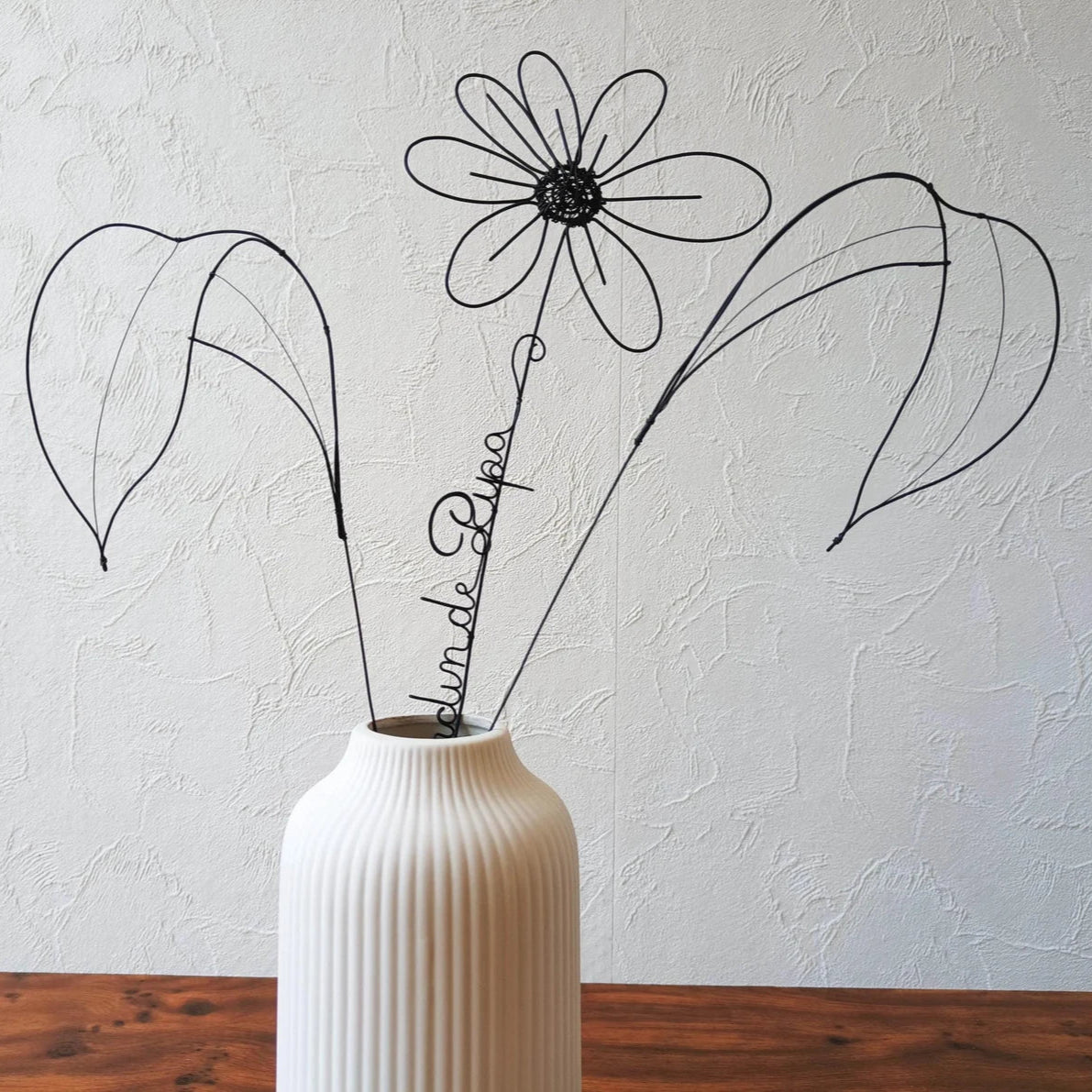 名前入りで枯れない花 | 花は一枚です | 母の日 | 誕生日 | 記念日 3Dの視覚効果！