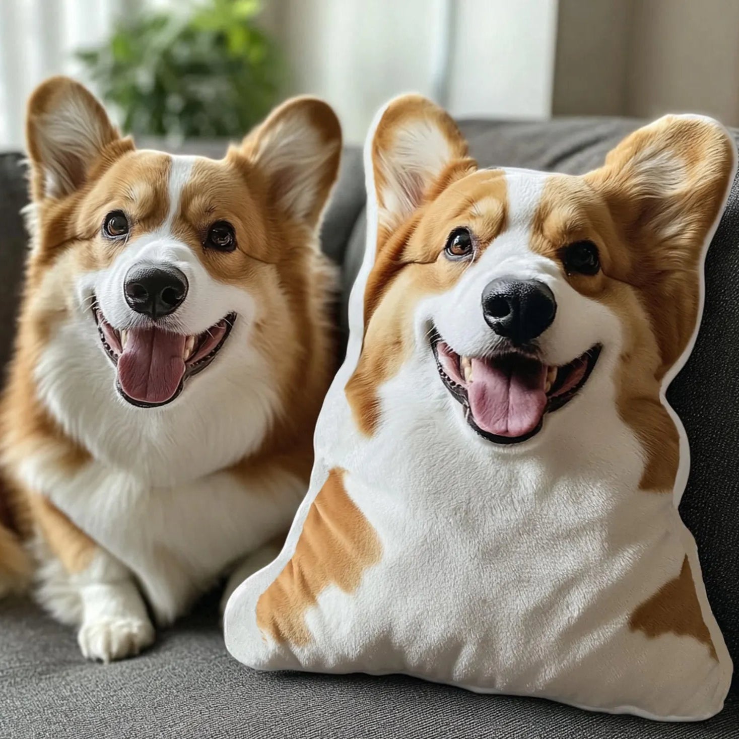 世界にひとつだけ♪オリジナルクッション·写真でオーダーメイド  ペット