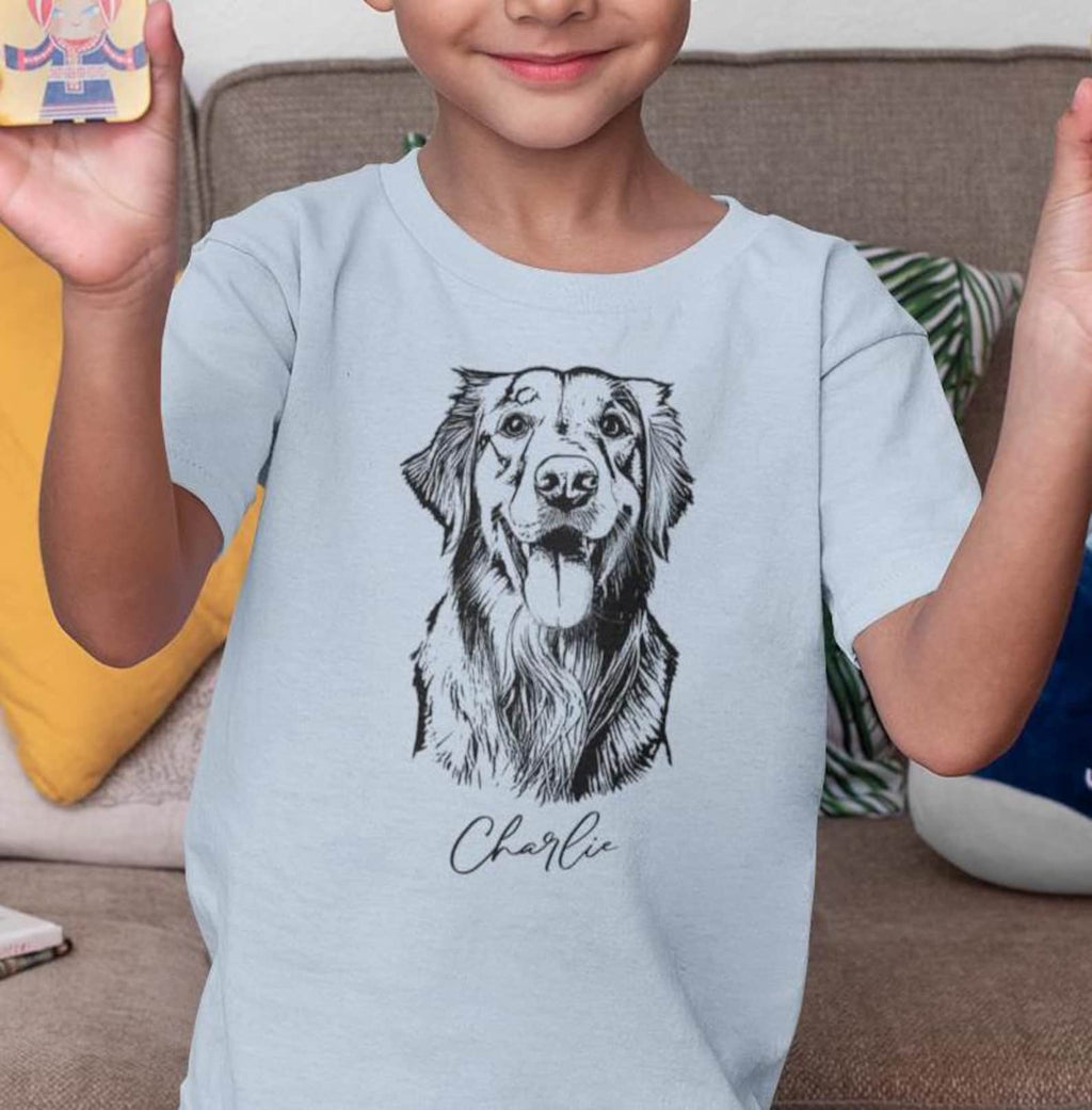 Store-style kids T-shirt ☆ Enter your name ☆