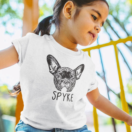 Store-style kids T-shirt ☆ Enter your name ☆