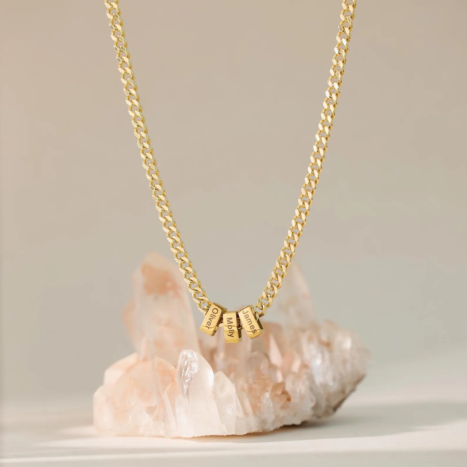 カスタムネームタグネックレス｜刻印入りメンズネックレス｜父の日ギフト