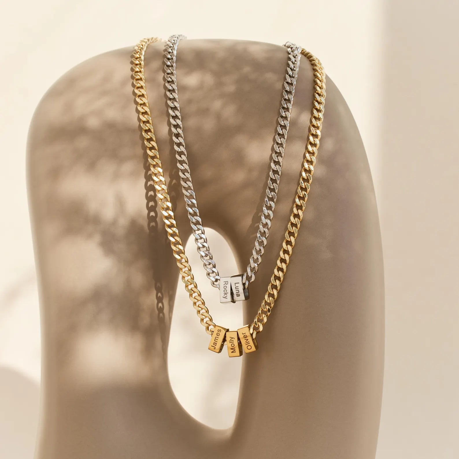 カスタムネームタグネックレス｜刻印入りメンズネックレス｜父の日ギフト