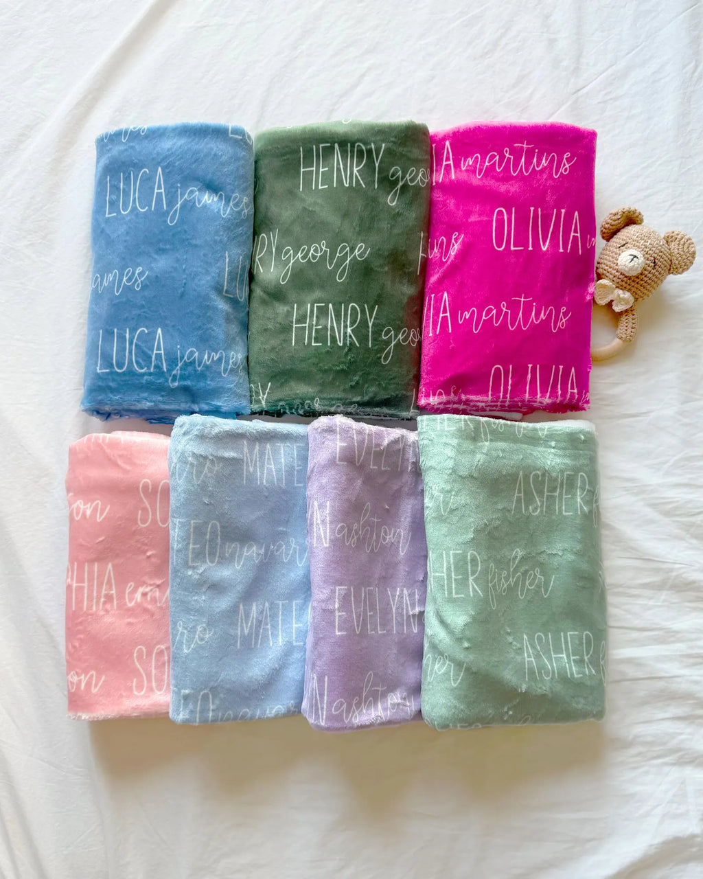 [Earth] Baby Gift Name Blanket Boy Girl Baby Baby Child Celebration Gift Birthday Gift