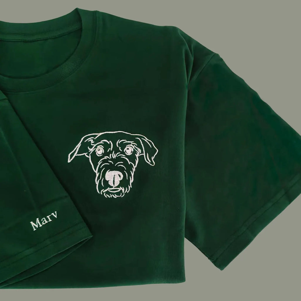 New Arrival! 刺繡です 写真オーダーメイドＴシャツ 愛犬・愛猫