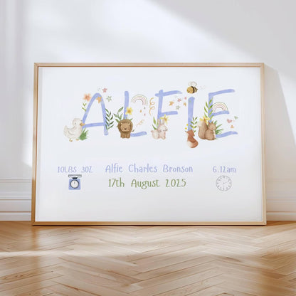 【名入れ】 メモリアル キャンバスアート お子様の誕生を祝う·世界に一つだけの記念品