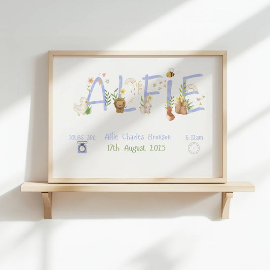 【名入れ】 メモリアル キャンバスアート お子様の誕生を祝う·世界に一つだけの記念品