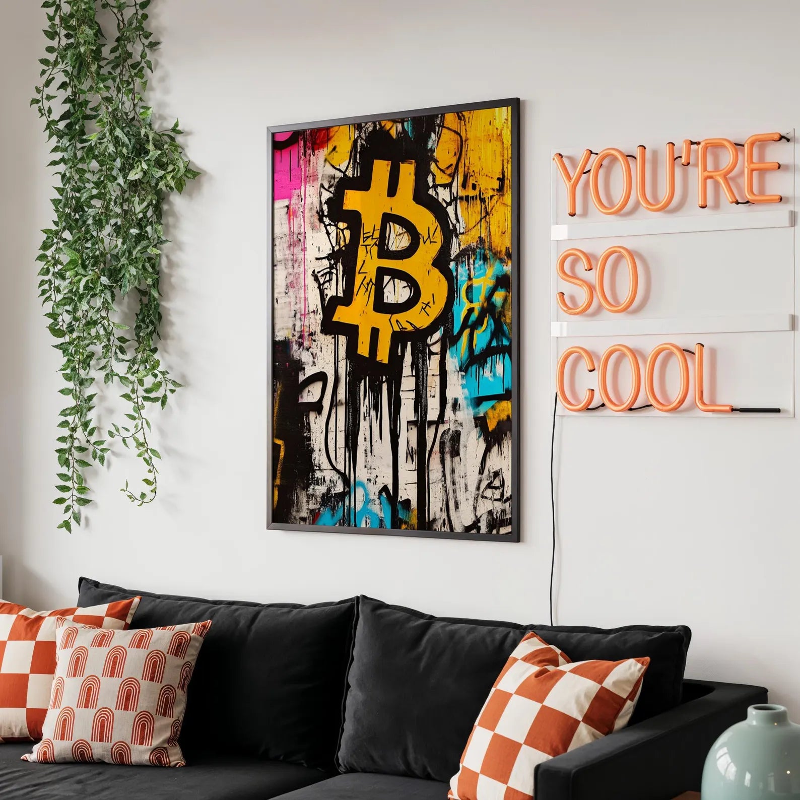 ビットコイン グラフィティ ポスター