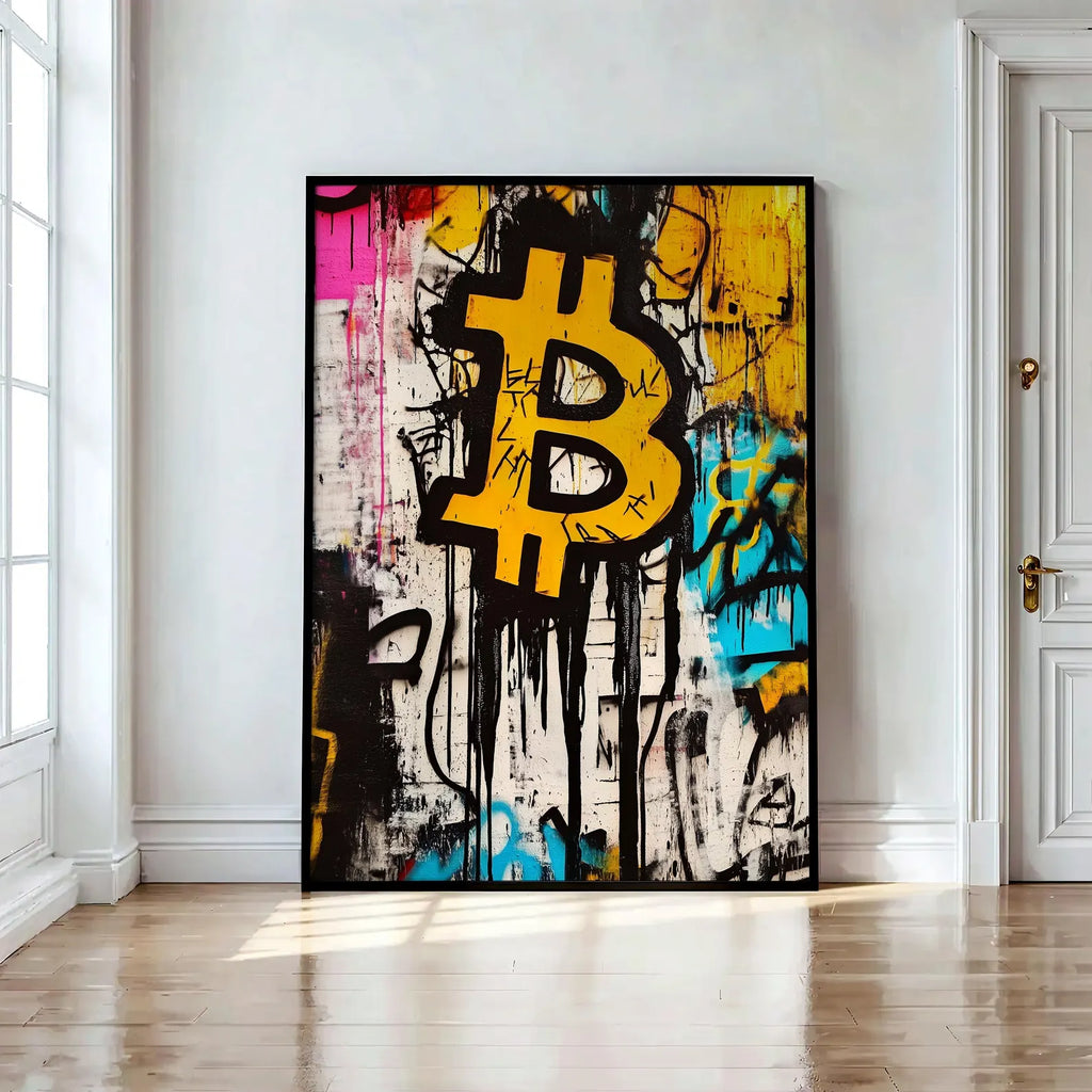 ビットコイン グラフィティ ポスター