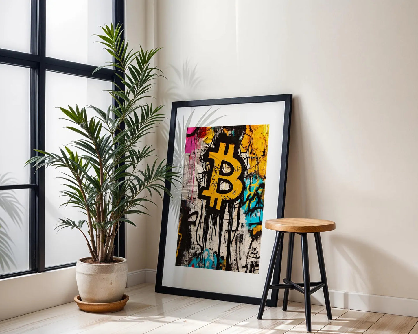 ビットコイン グラフィティ ポスター