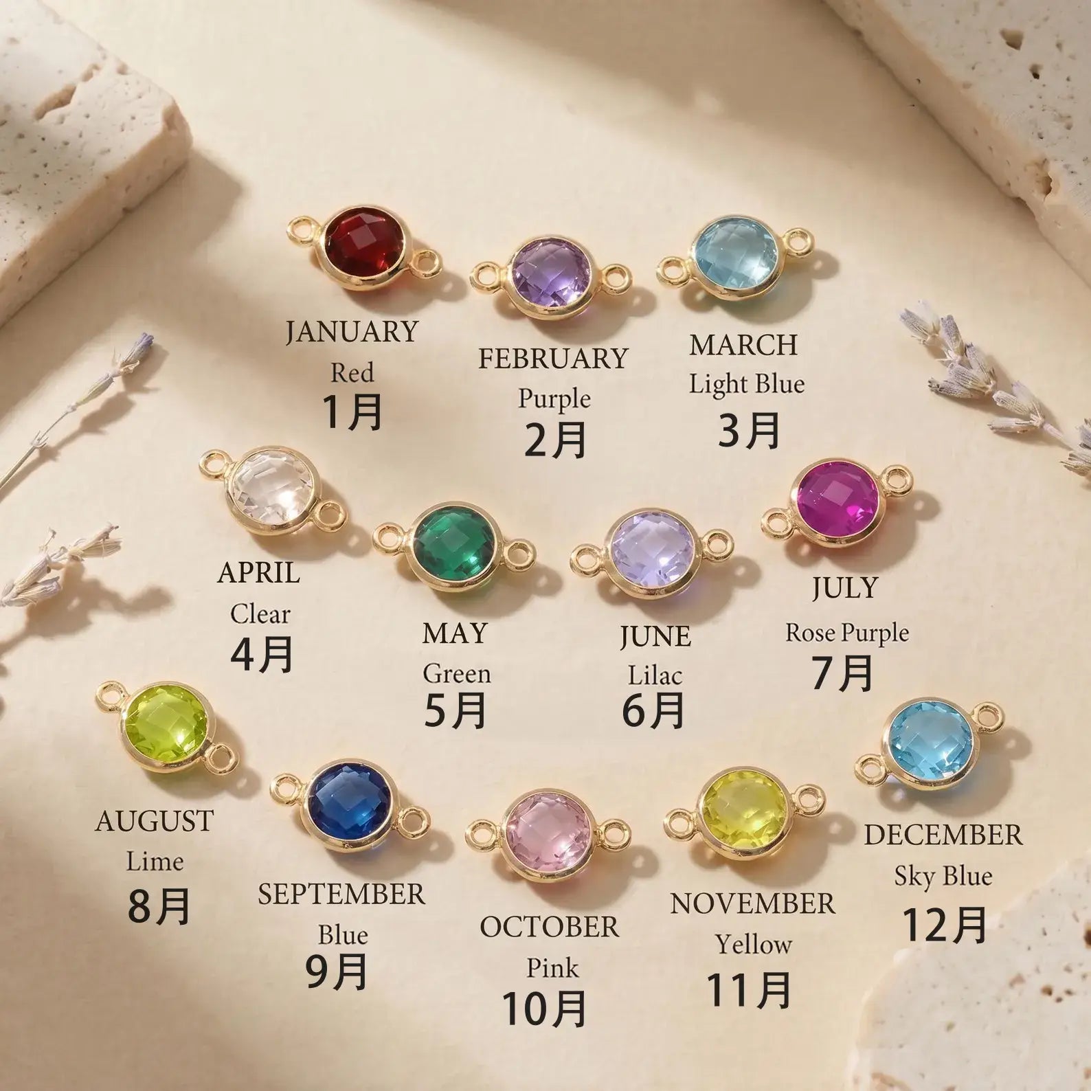 うちの子の写真で作る ペット写真 ブレスレット / カスタム ジュエリー Birthstone