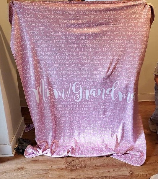 新発売！Memawへの贈り物、Memaw用の個人化されたブランケット、母の日のブランケット - Fallook