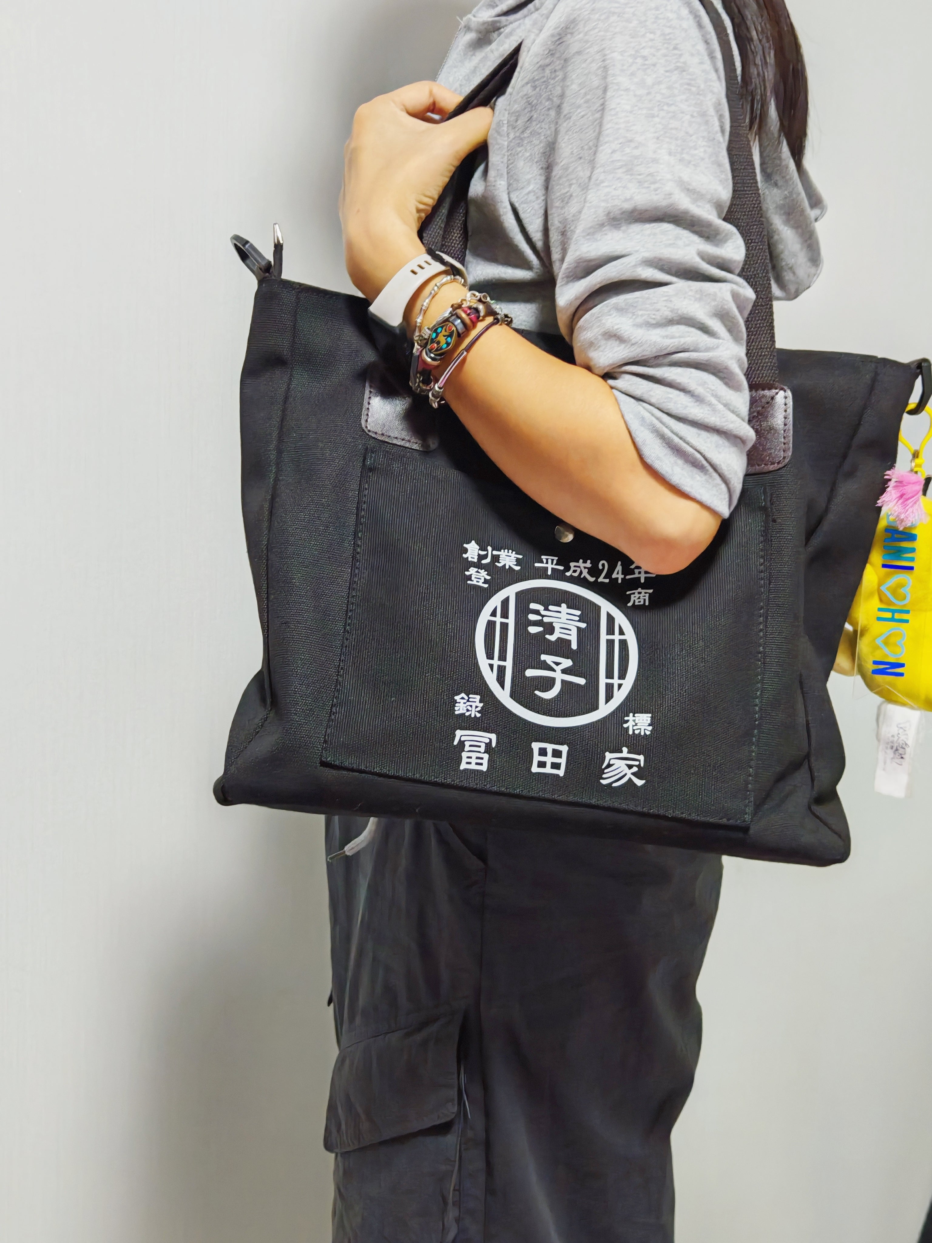 NEW ARRIVAL! オリジナルカスタマイズ【商店風】上質トート 斜めがけ 2way キャンバスバッグ