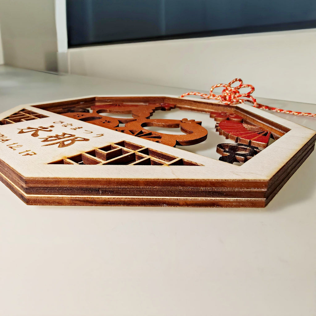 【初節句の記念に】雛祭り 名入れ 名前札 アクリル 丸形 命名札 桃の節句 出産祝い ギフト 成長記録 インテリア