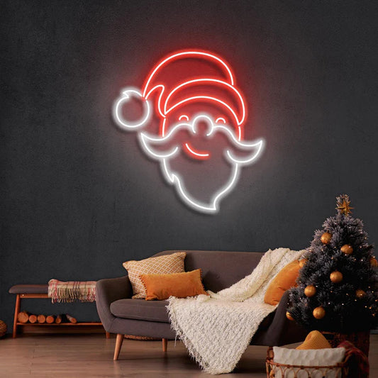 サンタのネオンサイン · クリスマスのネオンサイン  · 部屋 ネオン ライト