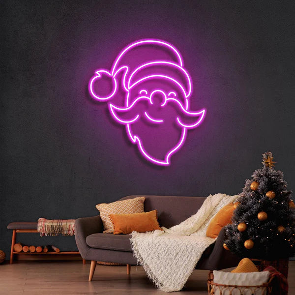 サンタのネオンサイン · クリスマスのネオンサイン · 部屋 サンタのネオンサイン · クリスマスのネオンサイン · 部屋