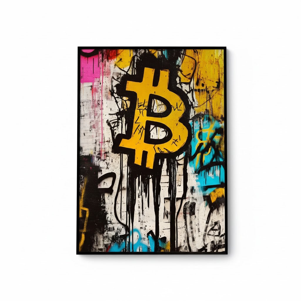 ビットコイン グラフィティ ポスター