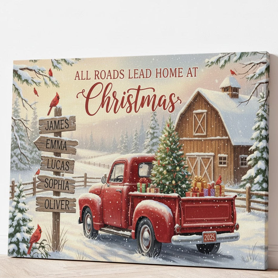 ❗️送料は無料 カスタム クリスマス ファームハウス キャンバス