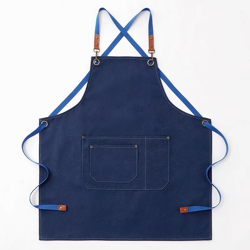 商店風－エプロン♪前掛け ポケット付き 多色 - Fallook