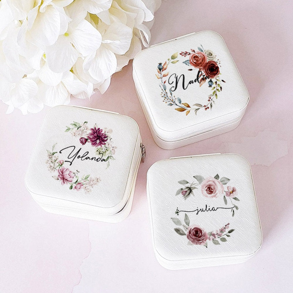 名入れ誕生花 アクセサリー収納ボックス♬ - Fallook
